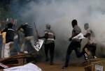حمله نیروهای پلیس نیجریه به معترضان در تظاهرات ضددولتی