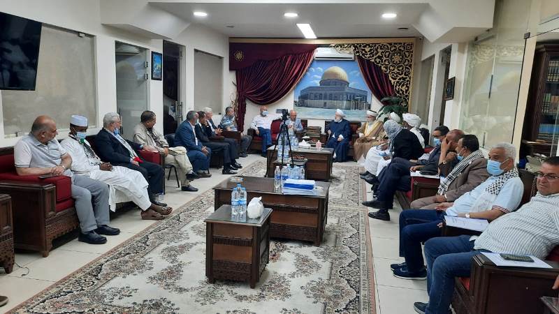 نیشنل اسلامی کانفرنس کے وفد کی شیخ مہر حمود سے ملاقات  