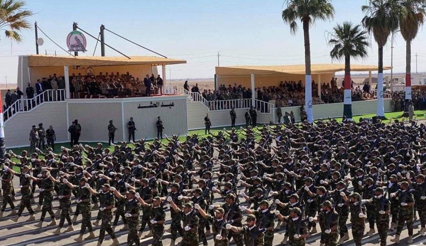 انطلاق الاستعراض العسكري للحشد الشعبي في عيده السابع في ديالي