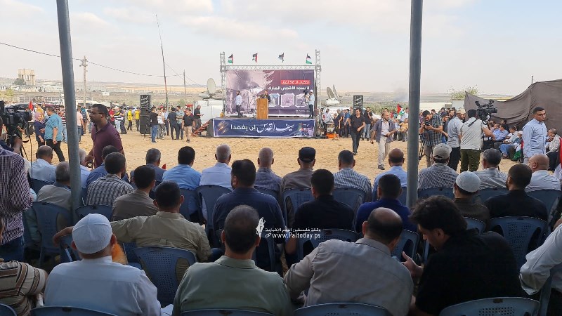 گروههای فلسطینی پنجاه و دومین سالگرد آتش زدن مسجد الاقصی را گرامی داشتند  