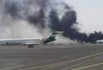 فرودگاه صنعا هدف حمله بمب افکن های سعودی قرار گرفت