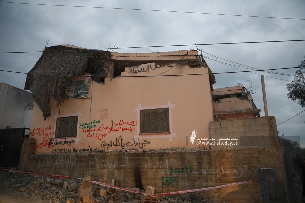 انفجار منزل دو اسیر فلسطینی از سوی صهیونیست‌ها  