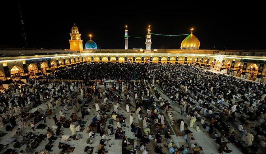 مراسم احیای شب قدر در مسجد کوفه  