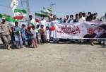 گزارش تصویری راهپیمایی روز قدس در بخش پیرسهراب چابهار  
