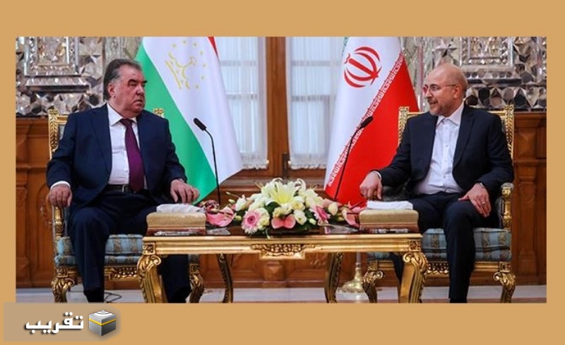 قاليباف ورحمان يؤكدان على تطوير العلاقات بين طهران ودوشنبة