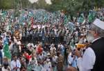 تجمع نمایندگان پارلمان پاکستان مقابل سفارت هند/ تظاهرات گسترده علیه اسلام ستیزی