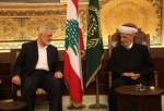 «اسماعیل هنیه» با مفتی اعظم لبنان دیدار و گفتگو کرد +تصاویر