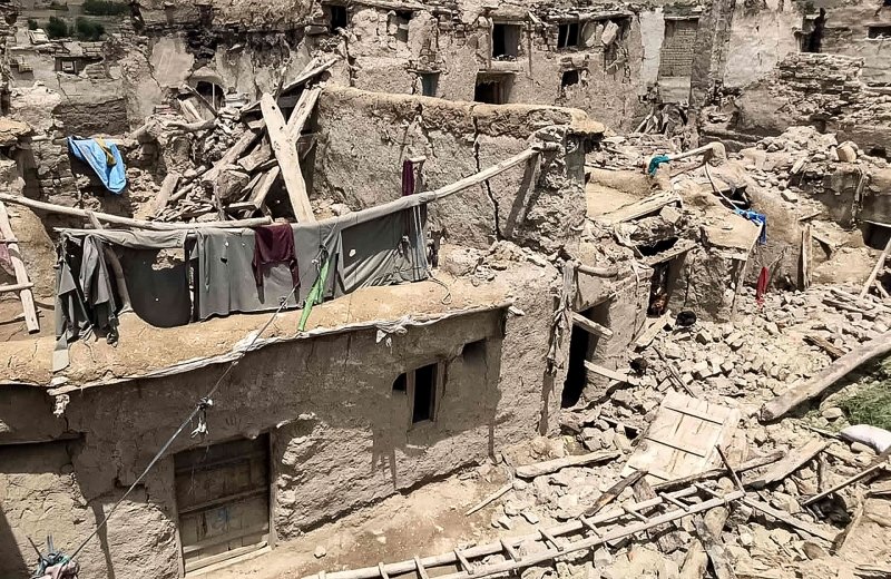 زلزله ویرانگر افغانستان  