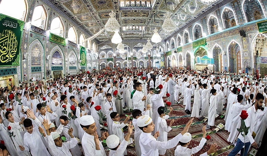 عراق میں آستان مقدس حسینی میں قرآنی پروگرام  