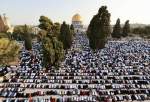 برگزاری نماز عید قربان با حضور پرشور فلسطینیان در مسجدالاقصی