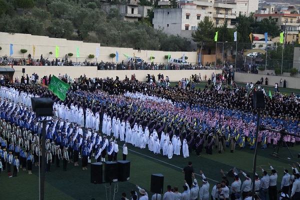 اجتماع سلام فرمانده در منطقه «بنت جبیل» لبنان  