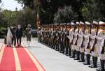 الرئيس الايراني يستقبل رسميا نظيره التركي  