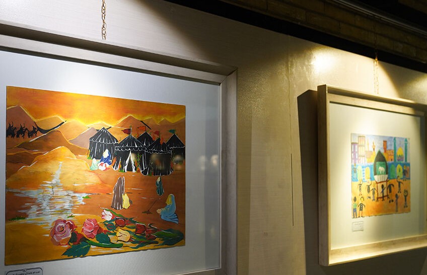 نمایشگاه نقاشی عاشورایی ماه سرخ برگزار می شود