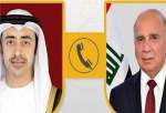 گفتگوی تلفنی وزرای امور خارجه عراق و امارات درباره تحولات عراق