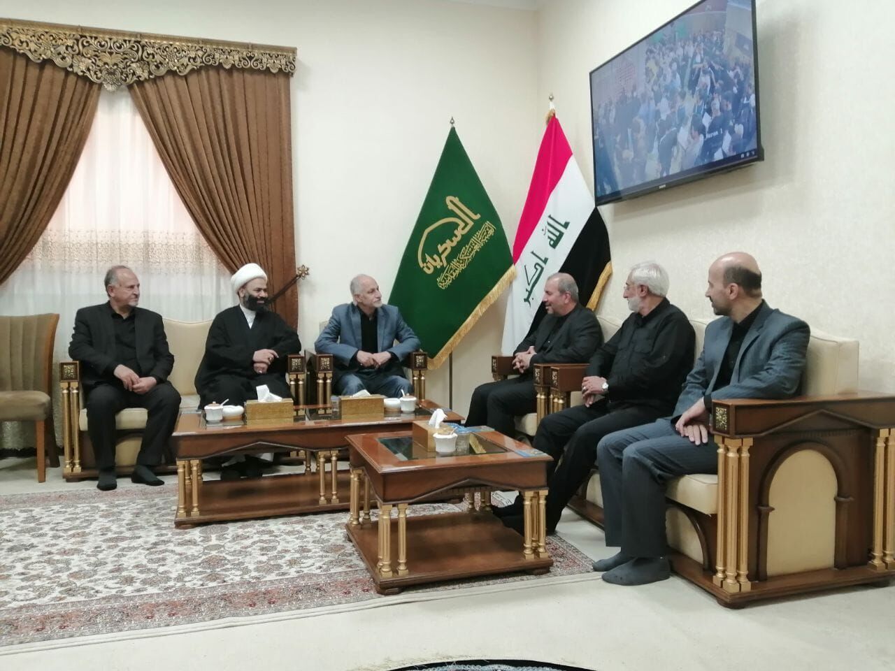 السفير الايراني يشكر العراق حكومة وشعبا خلال زيارته لسامراء