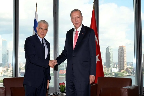اردوغان با نخست‌وزیر رژیم صهیونیستی دیدار کرد
