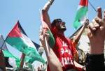 مردم اردن در حمایت از ملت فلسطین راهپیمایی می کنند