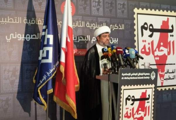 نائب الامين العام لجمعية الوفاق : البحرين ثاني بلد يحتل من قبل "اسرائيل"
