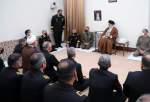 آيت اللہ العظمی سید علی خامنہ ای سے بحریہ کے کمانڈروں کی ملاقات