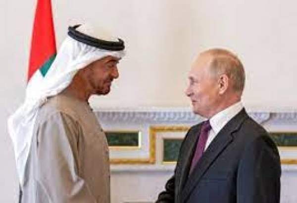 روس اور متحدہ عرب امارات کے رہنماؤں کے درمیان ٹیلی فونک گفتگو