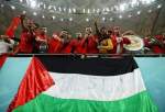 حماس پیروزی تیم ملی فوتبال مغرب مقابل پرتغال را تبریک گفت
