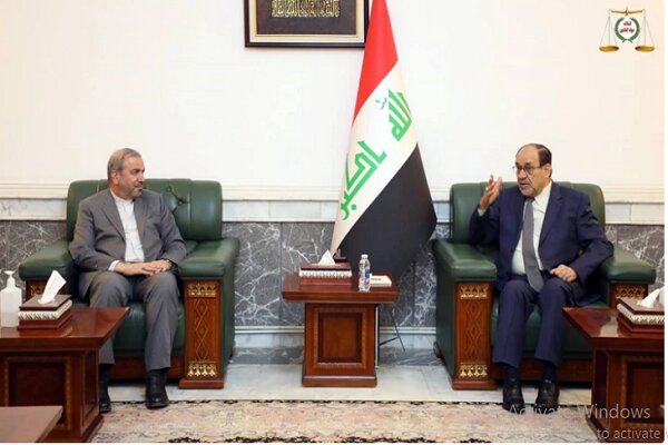 رایزنی نوری المالکی با سفیر ایران در عراق