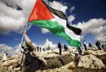 پرچم فلسطین در قدس اشغالی به اهتزاز درآمد