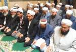 اقامه نماز جماعت ظهر در حاشیه اجلاس منطقه ای وحدت اسلامی در گرگان