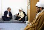 دیدار سفیر ژاپن در بغداد با آیت الله بشیر نجفی