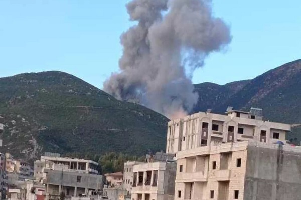 حمله موشکی رژیم صهیونیستی به استان حماة در سوریه