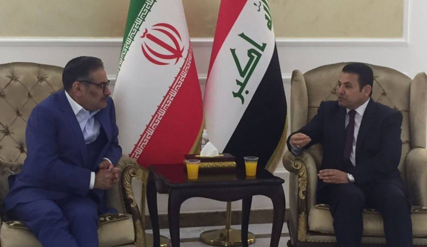 مستشار الأمن القومي العراقي يستقبل الادميرال شمخاني