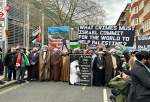همبستگی ادیان مختلف در راهپیمایی ضد صهیونیستی در لندن  <img src="/images/picture_icon.png" width="13" height="13" border="0" align="top">