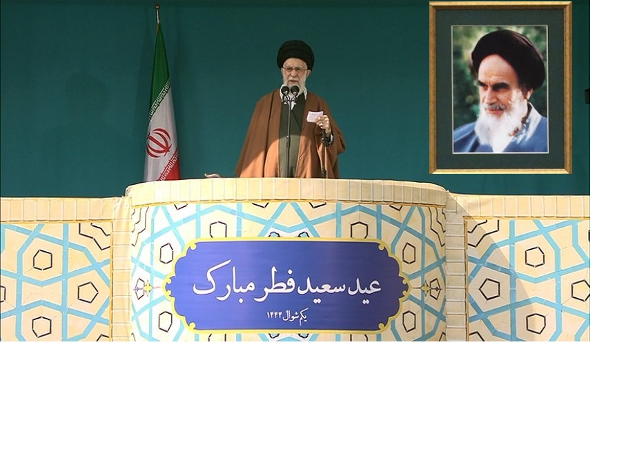 الامام الخامنئي في خطبة عيد الفطر: الشعب الإيراني هزم الأعداء وسيُفشلهم