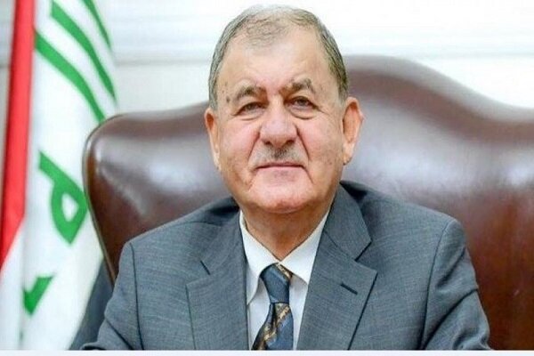 رئیس‌جمهور عراق در رأس هیئتی بلندپایه وارد تهران شد