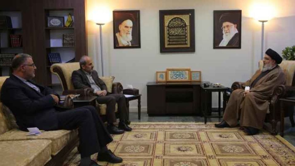 رئیس سازمان صدا و سیما با سید حسن نصرالله دیدار کرد