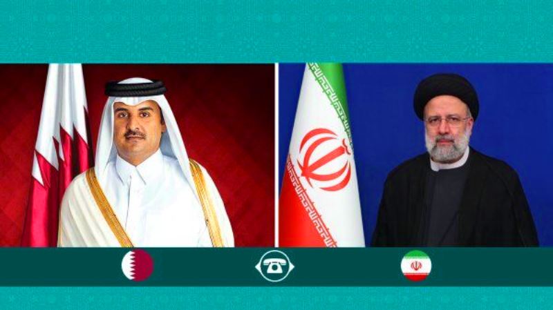 الرئيس الايراني يؤكد على توسيع العلاقات بين طهران والدوحة