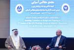 دیدار قالیباف با رئیس پارلمان عربی