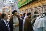 حضور سفیر کره جنوبی در ایران در حرم مطهر حضرت معصومه(س)
