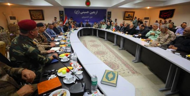 وزير الداخلية الإيراني يلتقي نظيره العراقي في منفذ خسروي