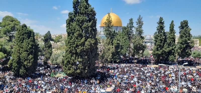 الفلسطينيون يشدّون الرّحال للمسجد الأقصى لإحياء ذكرى المولد النبوي