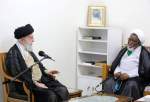 رہبر معظم آیت اللہ العظمٰی سید علی خامنہ ای سے نائیجریا کے شیخ ابراہیم زکزکی کی ملاقات