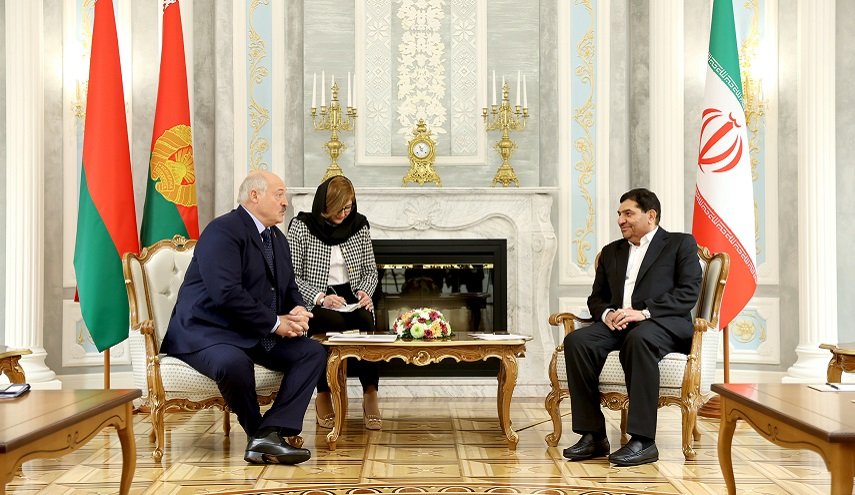 رئيس بيلاروسيا لنائب الرئيس الإيراني: علينا أن نقاوم الغرب معا