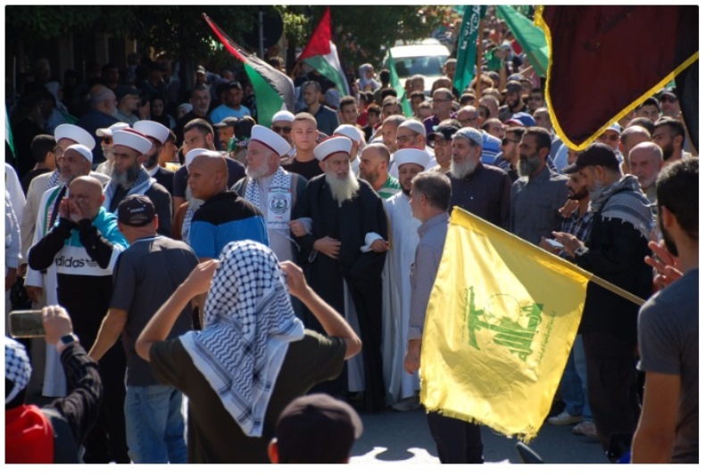 مسيرة تضامنية نصرة لغزة والضفة الغربية والقدس في صيدا
