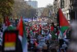 تظاهرات باشکوه لندنی‌ها در حمایت از فلسطین  