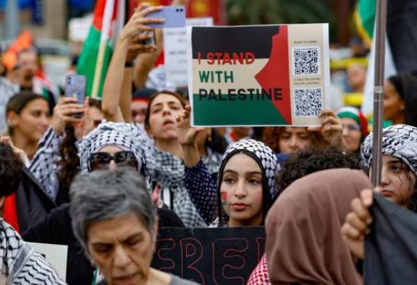 People in Manhattan, Chicago, Los Angeles hold pro-Palestine rally (video)  