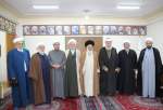 دیدار جمعی از علمای شیعی و اهل سنت لبنان با رئیس جامعه مدرسین حوزه علمیه قم در قم  