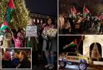 تظاهرات کاروان خودرویی در نیویورک در حمایت از فلسطین