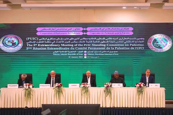 تہران میں اسلامی تعاون تنظیم کی فلسطین کمیٹی کا ہنگامی اجلاس  