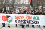 ادامه تظاهرات‌های مردم ترکیه در حمایت از غزه