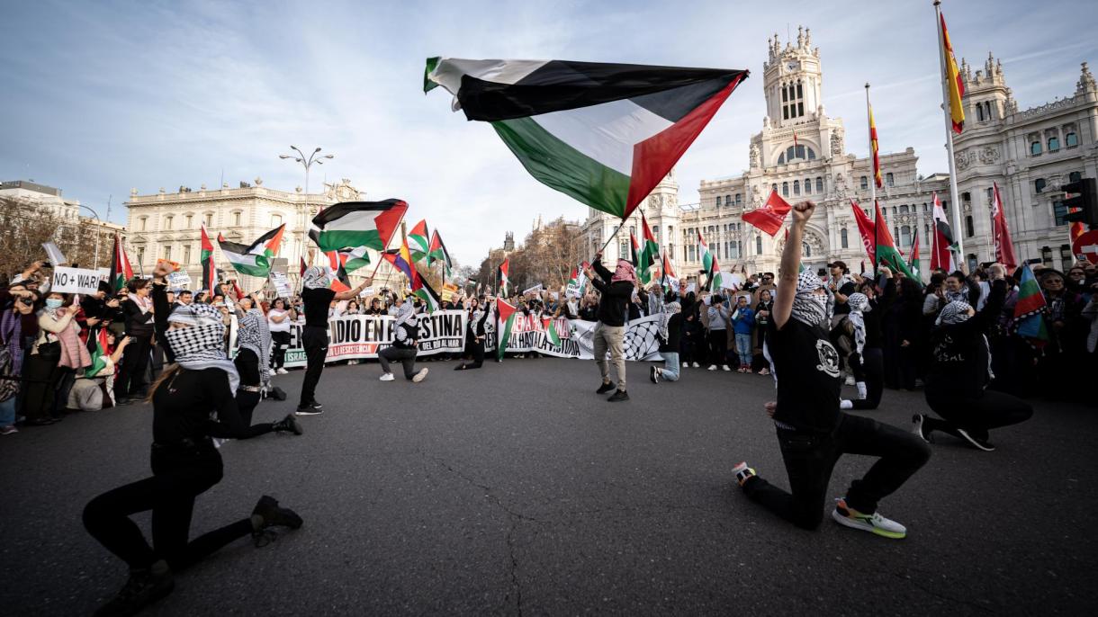 تظاهرات حمایت از فلسطین در شهرهای مختلف اروپا